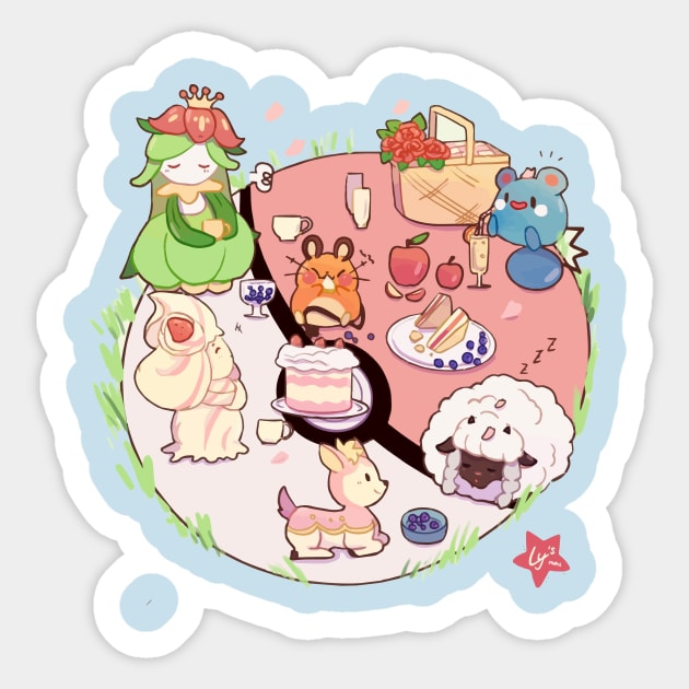 Picnics Sticker by ly.s_art